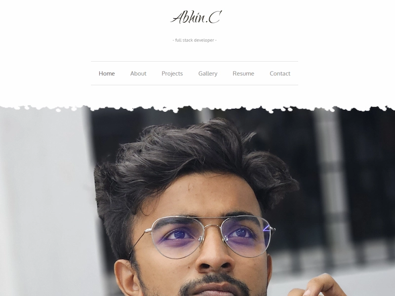 Personal Site for Abhin